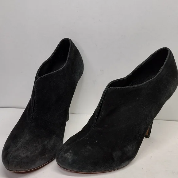 Black Suede Aldo "Tallo Shooties" l Stiletto l Size 8.5 l Genuine Leather - Picture 4 of 12